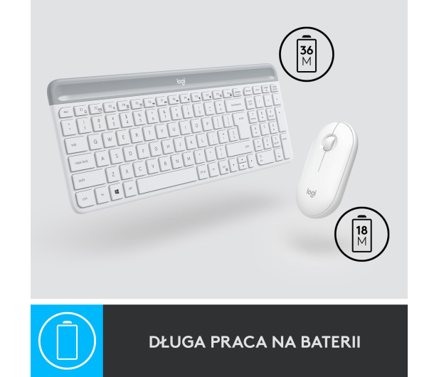 LOGITECH MK470 Wireless Offwhite - 625245 - zdjęcie 10